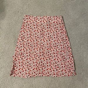 Brandy Melville Floral Skirt